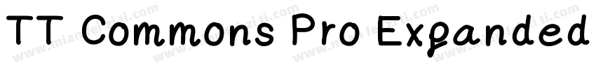TT Commons Pro Expanded ExtraBold字体转换